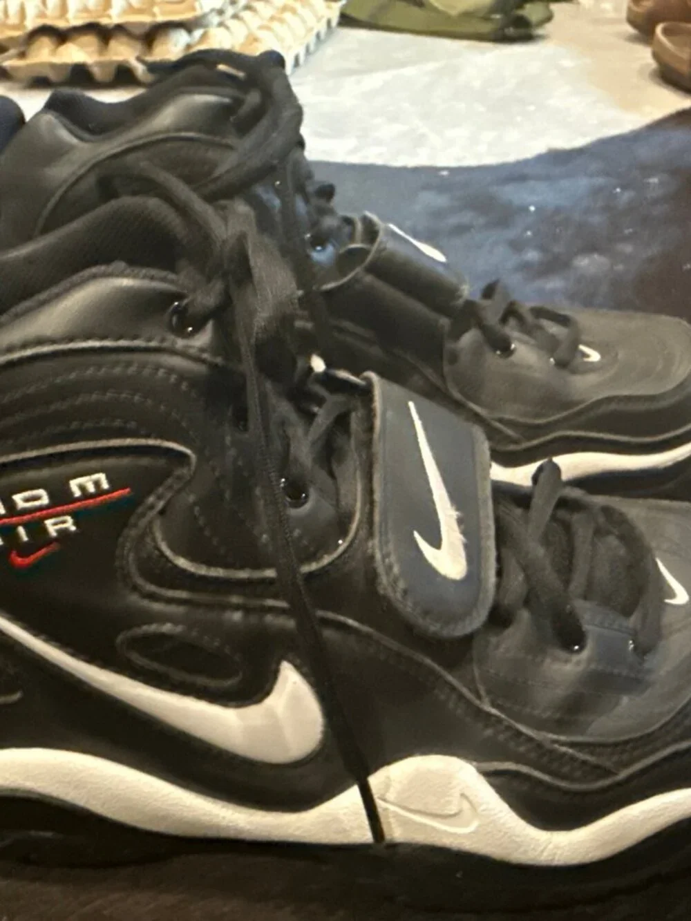 Rare Vintage Nike Zoom Air Pro Football Trainer Shoes (1999) Size 10.5